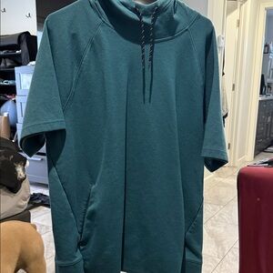 Old Navy Teal Short Sleeve Hoodie
